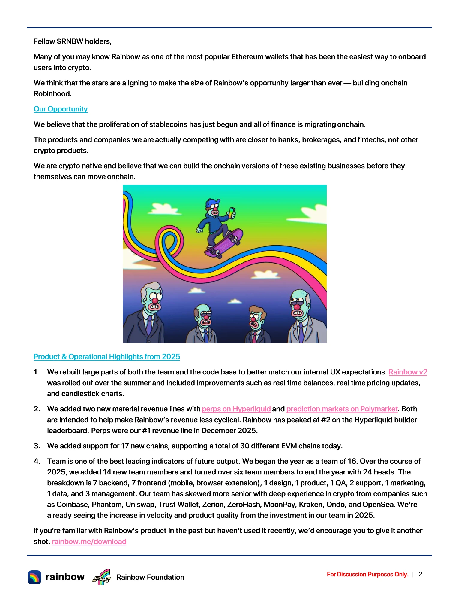 $RNBW Token Holder Letter 2026, page 2